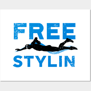 Freestyling Swim Guy 2 Posters and Art